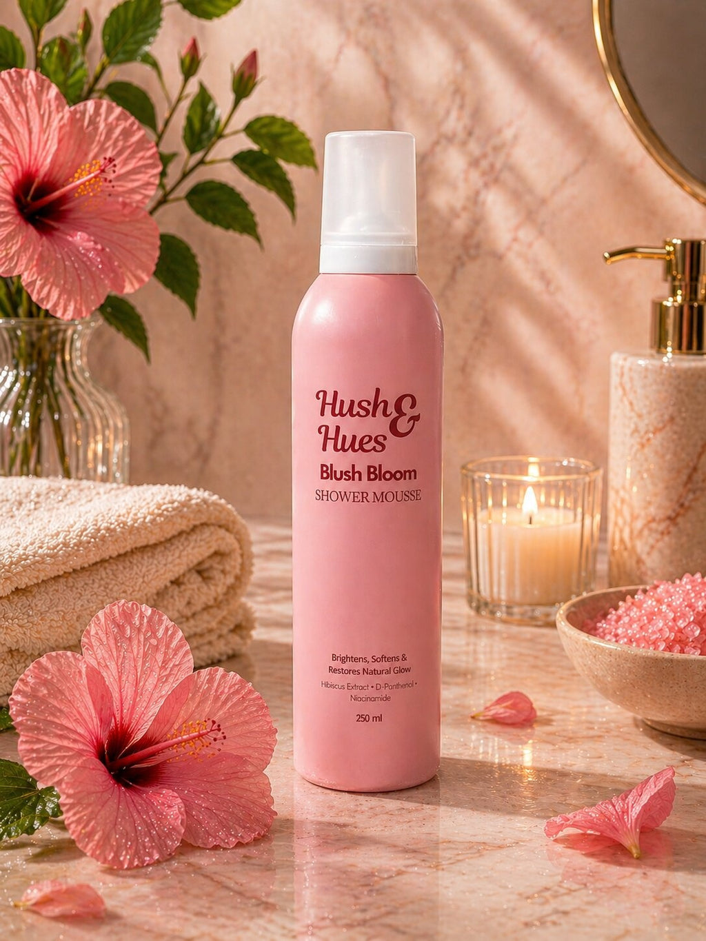 Blush Bloom Shower Mousse