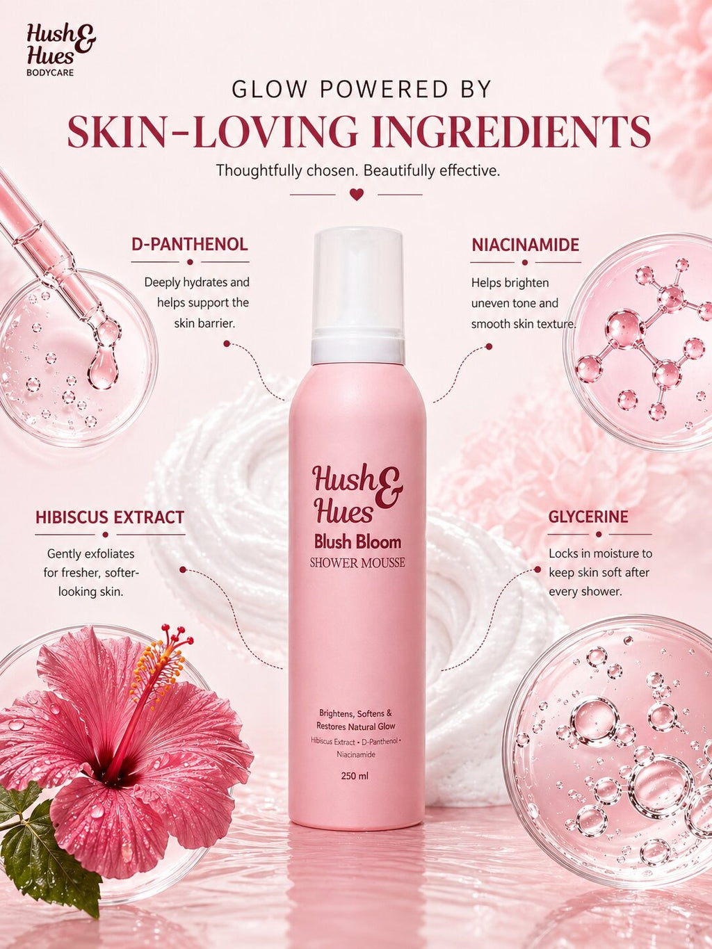 Glow & Nourish Shower Mousse Trio