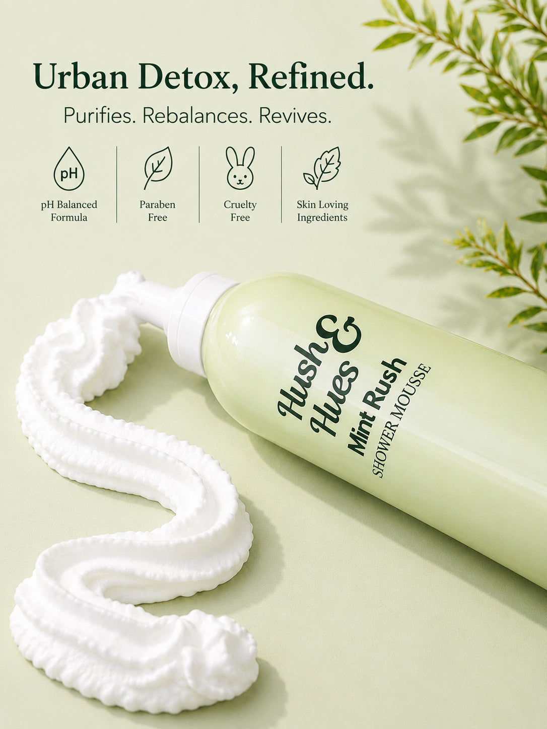 Blush Mint Shower Mousse Duo